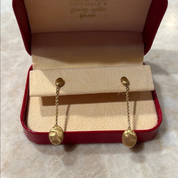 Marco Bicego Sicilian 18kt. Yellow gold drop earrings.